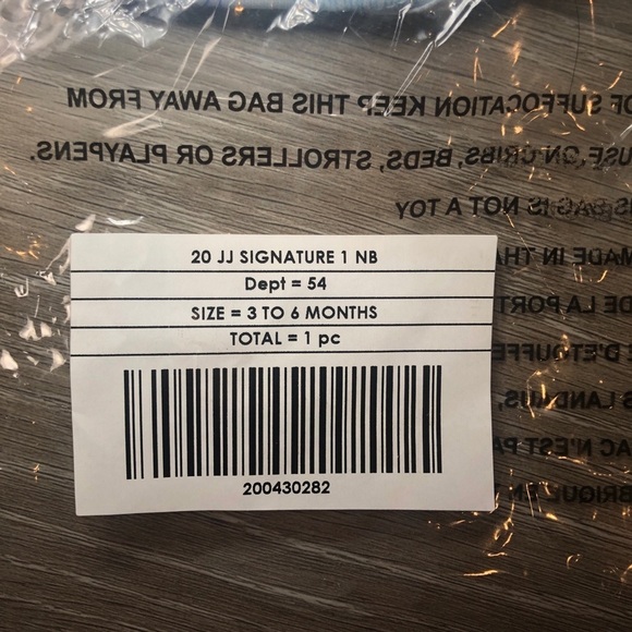 Janie And Jack  Blue Tiger Print Bodysuit Baby Boys Size 3-6 Months NWT - Picture 5 of 5